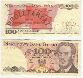 Польща Польша ^/--/^ Польша 100 злотых 1983 г. ^_^^^ Польща 100 злотих 1983 р. - фото фото фото