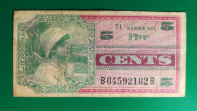 США США ^/--/^ США 5 центов 1968 военный сертификат. Серия 661 ^_^^^ США 5 центів 1968 військовий сертифікат. Серія 661 - фото фото фото