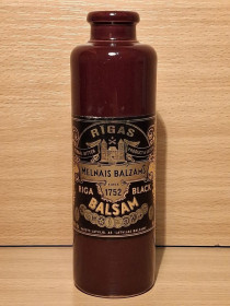 Інше Другое ^/--/^ Бутылка пустая керамическая Black Balsam Riga Черный Бальзам 0,2 /--/ л ^_^^^ Black Balsam Riga Чорний Бальзам 0,2 /--/ л - фото фото фото