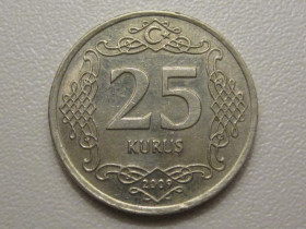 Туреччина Турция ^/--/^ Турция 25 куруш 2009 года 37879 ^_^^^ Туреччина 25 куруш 2009 року 37879 - фото фото фото