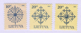 Балтійські країни Балтийские страны ^/--/^ ZM Литва 2003 - 2004 г  MNH -  3 марки ^_^^^ ZM Литва 2003 - 2004 р MNH - 3 марки - фото фото фото