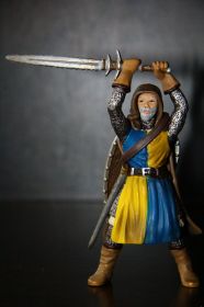Фігурки, солдатики Фигурки, солдатики ^/--/^ рыцарь с мечем SCHLEICH 90-100 /--/ мм ФРГ ^_^^^ лицар з мечем SCHLEICH 90-100 /--/ мм ФРН - фото фото фото