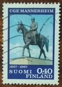 Скандинавія Скандинавия ^/--/^ Финляндия 100-летие со дня рождения генерала маршала Маннергейма 1967 ^_^^^ 100-річчя від дня народження генерала маршала Маннергейма 1967 - фото фото фото