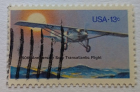 Північна Америка Северная Америка ^/--/^ США 1977 Самолет, гашеная ^_^^^ 1977 — Літак, гашена - фото фото фото