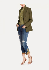 Штани Брюки ^/--/^ Джинсы рваные с золотыми галунами W /--/ 29 &amp;apos;Polo Ralph Lauren&amp;apos; ^_^^^ Джинси рвані з золотими галунами W /--/ 29 &amp;apos;Polo Ralph Lauren &amp;apos;; - фото фото фото