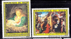 Мистецтво Искусство ^/--/^ Искусство .  Нигер 1976 г  MNH  - ^_^^^ Нігер 1976 MNH - фото фото фото
