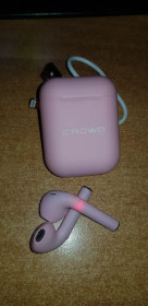 Навушники Наушники ^/--/^ Беспроводные наушники Crown CMTWS-5005 Pink № НР /--/ 210807 ^_^^^ Бездротові навушники Crown CMTWS-5005 Pink No НР /--/ 210807 - фото фото фото