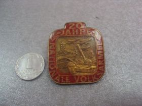 Пам'ятні і ювілейні Памятные и юбилейные ^/--/^ знак гдр 20 лет народная армия №6255 ^_^^^ 20 років народна армія No /--/ 6255 - фото фото фото