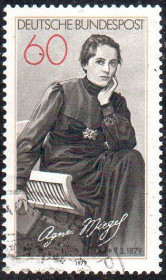Інші країни Другие страны ^/--/^ ФРН 1979 - 100 років від дня народження Агнес Мігель  (Гб) ^_^^^ ФРГ 1979 - 100 лет со дня рождения Агнес Мигель (Гб) - фото фото фото