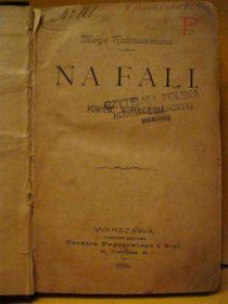 Видання - р. Издания - гг. ^/--/^ Антикварная книга Na Fali.(польский яз.) 1894 г. ^_^^^ Антикварна книга Na Fali.(польська мова) 1894 - фото фото фото