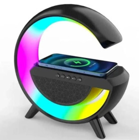 Нічні лампи Ночники ^/--/^ Настільна лампа G-Smart Light Sound Machine з бездротовою зарядкою   (Black) ^_^^^ Настольная лампа G-Smart Light Sound Machine с беспроводной зарядкой (Black) - фото фото фото