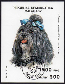 Мадагаскар Мадагаскар ^/--/^ Малагасі  (Мадагаскар) 1991 - Собаки  (Г) ^_^^^ Малагаси (Мадагаскар) 1991 - Собаки (Г) - фото фото фото
