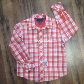 Блузки, сорочки Блузки, рубашки ^/--/^ Рубашка для мальчика Tommy Hilfiger,р.116-122,хлопок,Оригинал ^_^^^ Сорочка для хлопчика Tommy Hilfiger,р.116-122, бавовна, Оригінал - фото фото фото