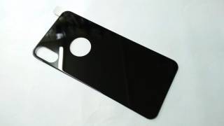 Плівки для екранів Пленки для экранов ^/--/^ Защитное стекло Full glue для Iphone X black на заднюю сторону ^_^^^ Full glue для Iphone X black на задню сторону - фото фото фото