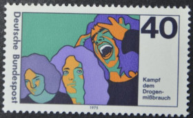 Інше Другое ^/--/^ ФРГ Медицина Кампания против наркотиков 1975 ^_^^^ ФРН Медицина Кампанія проти наркотиків 1975 - фото фото фото