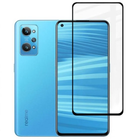 Чохли, бампера Чехлы, бампера ^/--/^ Захисне скло Fiji Premium для Realme GT 2 повне проклеювання Anti-Static чорний ^_^^^ Защитное стекло Fiji Premium для Realme GT 2 полное проклеивание Anti-Static черный - фото фото фото