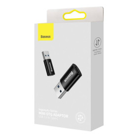 Інші аксесуари Другие аксессуары ^/--/^ Переходник Baseus Ingenuity Mini OTG USB 3.1 to Type-C Черный (ZJJQ /--/ 000101) ^_^^^ Перехідник Baseus Ingenuity Mini OTG USB 3.1 to Type-C Чорний (ZJJQ /--/ 000101) - фото фото фото