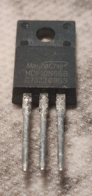 Транзистори Транзисторы ^/--/^ MDF /--/ 10 /--/ N /--/ 65 /--/ B TO-220 /--/ F Транзистор полевой MOSFET ^_^^^ MDF /--/ 10 /--/ N /--/ 65 /--/ B TO-220 /--/ F Транзистор польовий MOSFET - фото фото фото