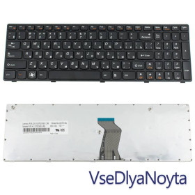 Клавіатури Клавиатуры ^/--/^ Клавиатура для ноутбука LENOVO (G /--/ 570, G /--/ 575, G /--/ 770, G /--/ 780, Z /--/ 560, Z /--/ 565) rus, black, black frame (ОРИГИНА ^_^^^ Клавіатура для ноутбука LENOVO (G /--/ 570, G /--/ 575, G /--/ 770, G /--/ 780, Z /--/ 560, Z /--/ 565) rus, black, black frame (ОРІГІНА - фото фото фото