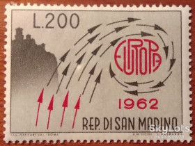 Малі Держави Європи Малые Государства Европы ^/--/^ Сан-Марино 1962 Европа СЕРТ Mi 749 MNH ^_^^^ Сан-Марино 1962 Європа Серт Mi 749 MNH - фото фото фото