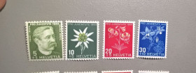 Флора Флора ^/--/^ Швейцария Личности Флора Цветы 1944 ^_^^^ Швейцарія Особистості Флора Квіти 1944 - фото фото фото