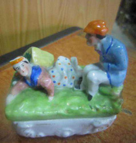 Статуетки, Скульптури, Фігурки, Фарфор Статуэтки, Скульптуры, Фигурки, Фарфор ^/--/^ ГЕРМАНИЯ.   ШКАТУЛКА. 19 ВЕК ^_^^^ Німеччина. Шкатулка. 19 ВЕК - фото фото фото