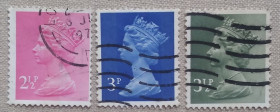 Великобританія Великобритания ^/--/^ Великобритания 1971 г - Стандартный выпуск – Елизавета II, гаш, 4 шт  (см.фото) ^_^^^ Великобританія 1971 - Стандартний випуск - Єлизавета II - фото фото фото