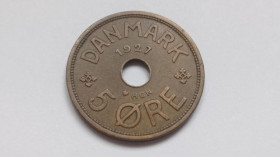 Інше Другое ^/--/^ Дания. 5 оре (эре). 1927. ^_^^^ Данія. 5 Оре (ере). 1927. - фото фото фото