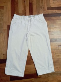 Штани Штаны ^/--/^ трикотажные укороченные брюки Bm Casual в идеальном состоянии L ^_^^^ Трикотажні вкорочені брюки Bm Casual в ідеальному стані L - фото фото фото