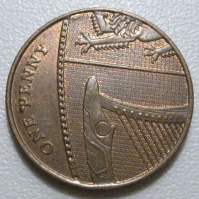 Єлизавета II (після ) Елизавета II (после ) ^/--/^ Велика Британія 1 пенні 2010 року 43248 ^_^^^ Великобритания 1 пенни 2010 года 43248 - фото фото фото