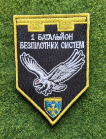 Інше Другое ^/--/^ Шеврон Украина 1-го батальона беспилотных систем.116 ОБрТрО  ( Полтавська область ) № 3489 ^_^^^ Шеврон Україна 1-го батальйону безпілотних систем.116 ОБрТрО (Полтавська область) No 3489 - фото фото фото