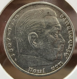 Германія (-) Германия (-) ^/--/^ Німеччина. 5 марок 1935 А ^_^^^ Германия. 5 марок 1935 А - фото фото фото