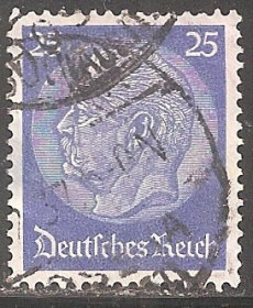 Третій Рейх (-) Третий Рейх (-) ^/--/^ Германия   (Рейх) 1934 Mi.522 гаш ^_^^^ Німеччина (Рейх) 1934 Mi.522 гаш - фото фото фото