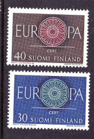 Балтійські країни Балтийские страны ^/--/^ Финляндия  1960 г  MNH  - ЕВРОПА  СЕПТ /  EUROPA  CEPT - ^_^^^ 1960 MNH - Європа СЕПТ / EUROPA CEPT - фото фото фото