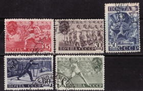 СРСР - СССР - ^/--/^ СССР. Всесоюзная система физкультуры  (серия) 1940 г. ^_^^^ СРСР. Всесоюзна система фізкультури (1940) - фото фото фото