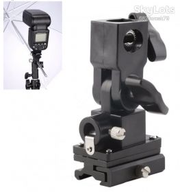 Адаптери Адаптеры ^/--/^ Держатель для вспышки и зонта тип B type Bracket Flash Shoe Umbrella Holder Swivel Light Stand ^_^^^ Дивовижний тип B type Bracket Flash Shoe Umbrella Holder Swivel Light Stand - фото фото фото