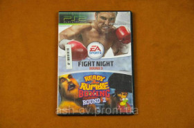 Диски з відеоіграми Диски с видеоиграми ^/--/^ Диск для Playstation 2 (Для чіпованих приставок), ігри Fight Night Round 3 та Ready 2 Rumble Boxing  ^_^^^ Диск для Playstation 2 (Для чипированных приставок), игры Fight Night Round 3 и Ready 2 Rumble Boxing - фото фото фото