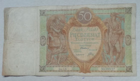 Польща Польша ^/--/^ Польша 50 злотых 1929 ^_^^^ Польща 50 злотих 1929 - фото фото фото
