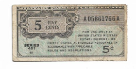 США США ^/--/^ США 5 центів 1946 1947 військовий сертифікат. Перший випуск! ^_^^^ США 5 центов 1946 1947 военный сертификат. Первый выпуск! - фото фото фото