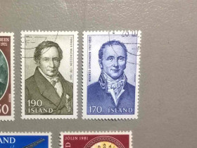 Історія та особистості История и личности ^/--/^ Исландия Личности 1981 ^_^^^ Ісландія Особистості 1981 - фото фото фото
