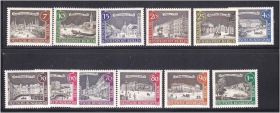 НДР, ФРН ГДР, ФРГ ^/--/^ ZM Германия  Берлин 1962 г MNH - архитектура ^_^^^ ZM Німеччина Берлін 1962 р MNH - архітектура - фото фото фото