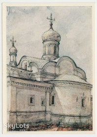СРСР СССР ^/--/^ Церковь зачатия Анны в Москве 1970 Голубева Р /--/ 8 ^_^^^ Церква зачаття Анни в Москві 1970 Голубєва Р /--/ 8 - фото фото фото