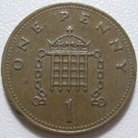 Єлизавета II (після ) Елизавета II (после ) ^/--/^ Велика Британія 1 пенні 1989 року 43062 ^_^^^ Великобритания 1 пенни 1989 года 43062 - фото фото фото