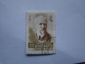 СРСР - СССР - ^/--/^ СССР, Михель  (2009), 3659. 100 лет со дня рождения В.Л.Комарова. ^_^^^ СРСР, Міхель (2009), 3659. 100 років від дня народження В. Л. Комарова. - фото фото фото