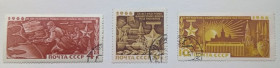 СРСР - СССР - ^/--/^ СССР 1966 25 лет разгрома фашистских войск под Москвой, гашеные (I) ^_^^^ СРСР 1966 25 років розгрому фашистських військ під Москвою, гашені (I) - фото фото фото