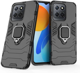 Чохли, бампера Чехлы, бампера ^/--/^ Чохол Fiji Ring для Honor X /--/ 6 / Honor 70 lite броньований бампер з кільцем підставкою чорний ^_^^^ Чехол Fiji Ring для Honor X /--/ 6 / Honor 70 lite бронированный бампер с кольцом подставкой черный - фото фото фото