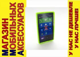 Чохли, бампера Чехлы, бампера ^/--/^ ЧЕХОЛ COVER Nokia X RM-980 A /--/ 110 X+ RM-1053 салат - фото фото фото