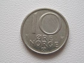 Норвегія Норвегия ^/--/^ Норвегия 10 эре 1990 года 21876 ^_^^^ Норвегія 10 ери 1990 року 21876 - фото фото фото