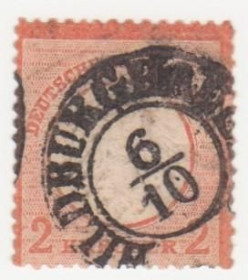 Німеччина до  року Германия до  года ^/--/^ Германия  ( империя) 1872 г. №  8 гашеная ^_^^^ Німеччина (імперія) 1872 р. No 8 гашена - фото фото фото