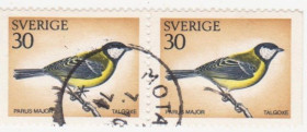 Скандинавія Скандинавия ^/--/^ Швеция 1970 г. № 697 А В  гашеная сцепка ^_^^^ Швеція 1970 р. No 697 А В гашене зчеплення - фото фото фото